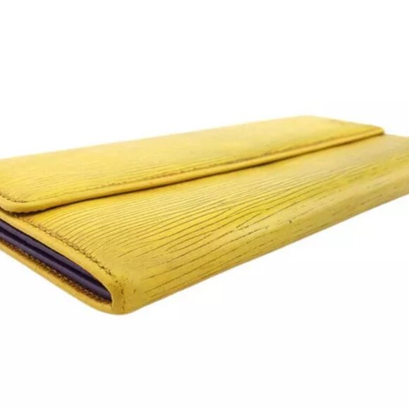 LOUIS VUITTON Long Wallet Epi Tassiri Epi Leather Authentic Used - Picture 4 of 10